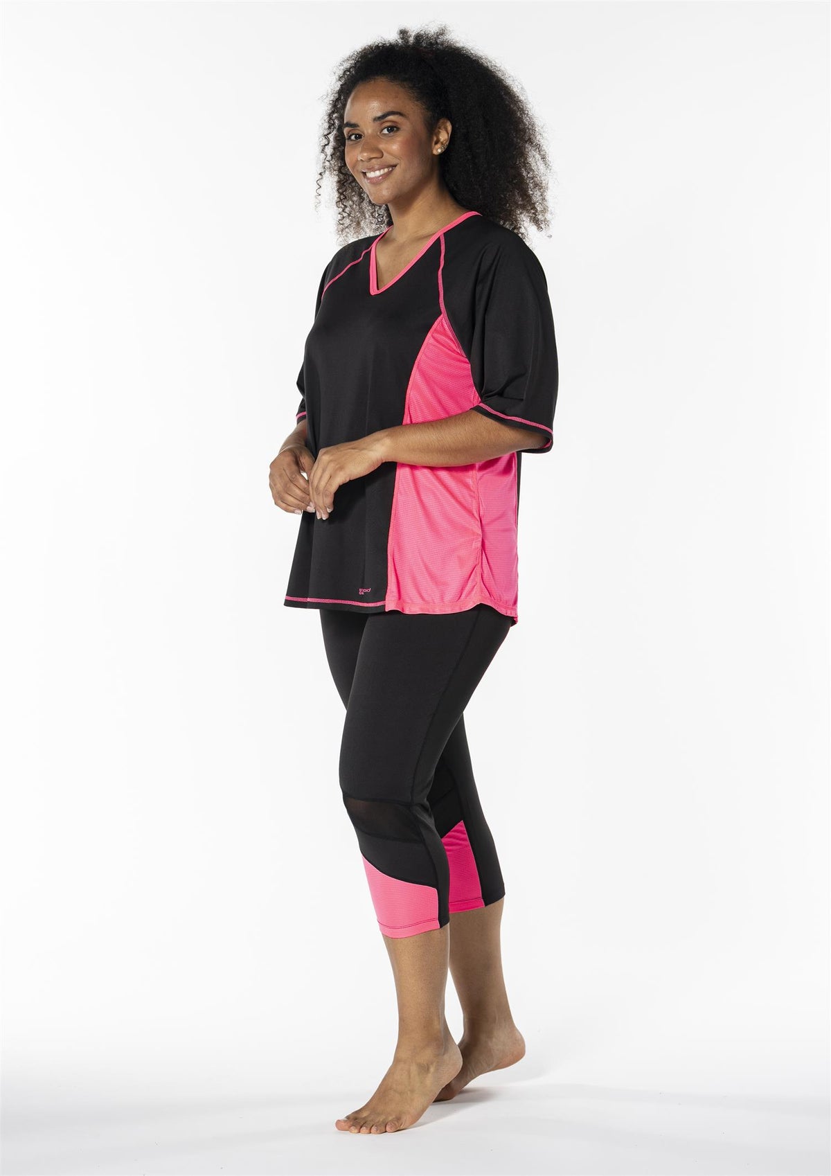 SFitness Capri Black/Pink