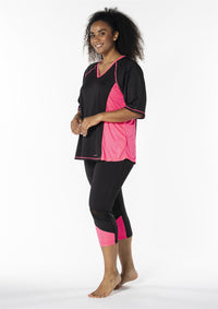 SFitness Capri Black/Pink