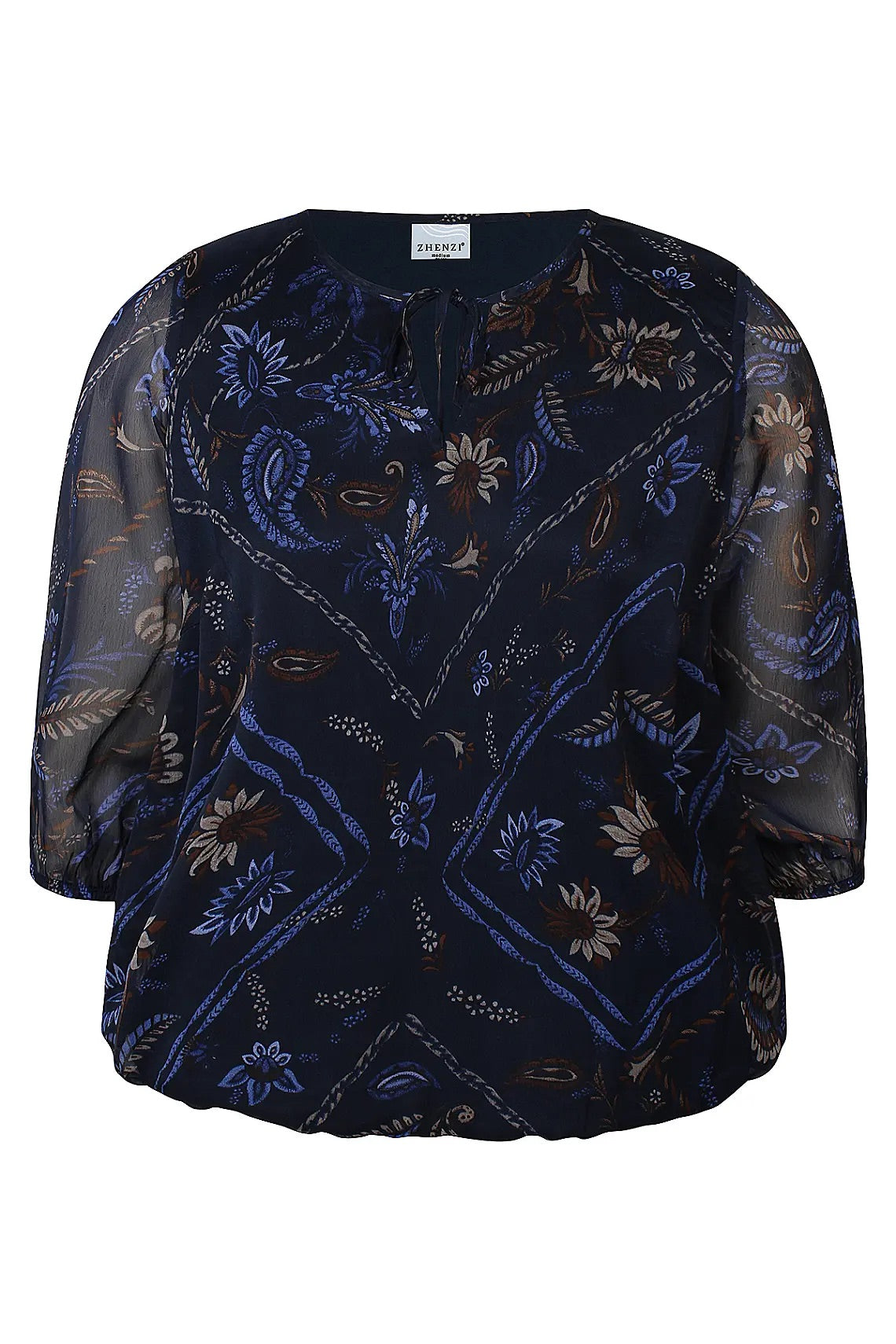 Bluse Keara Navy