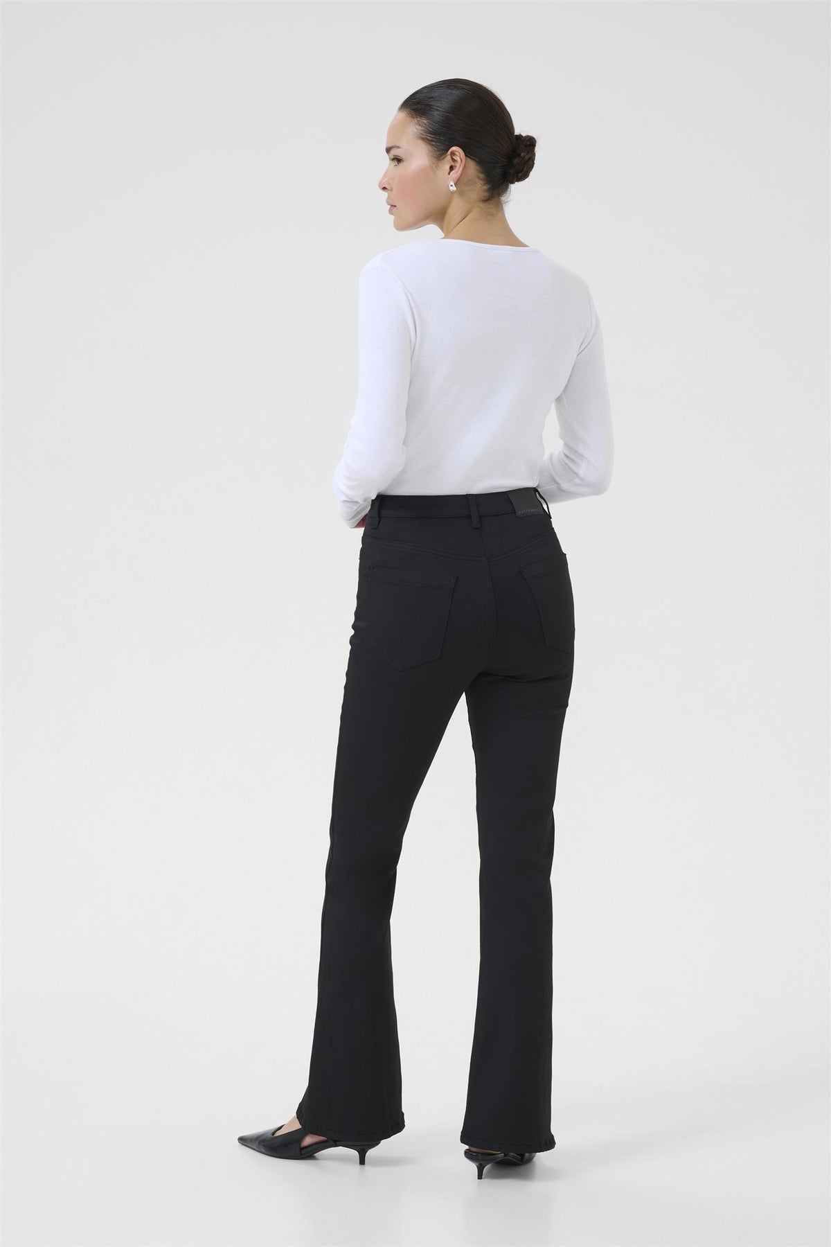 KAforest HW Slim Fit Jeans Black