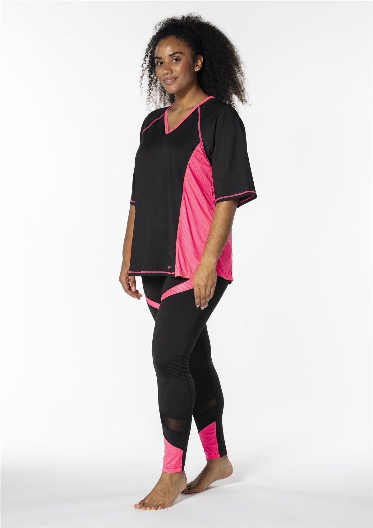 SFitness T-shirt Black/Pink