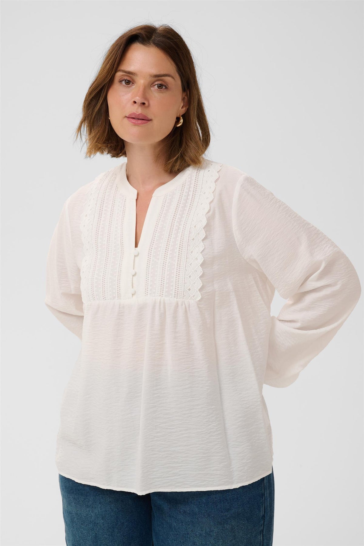 KCgaline Blouse - Chalk