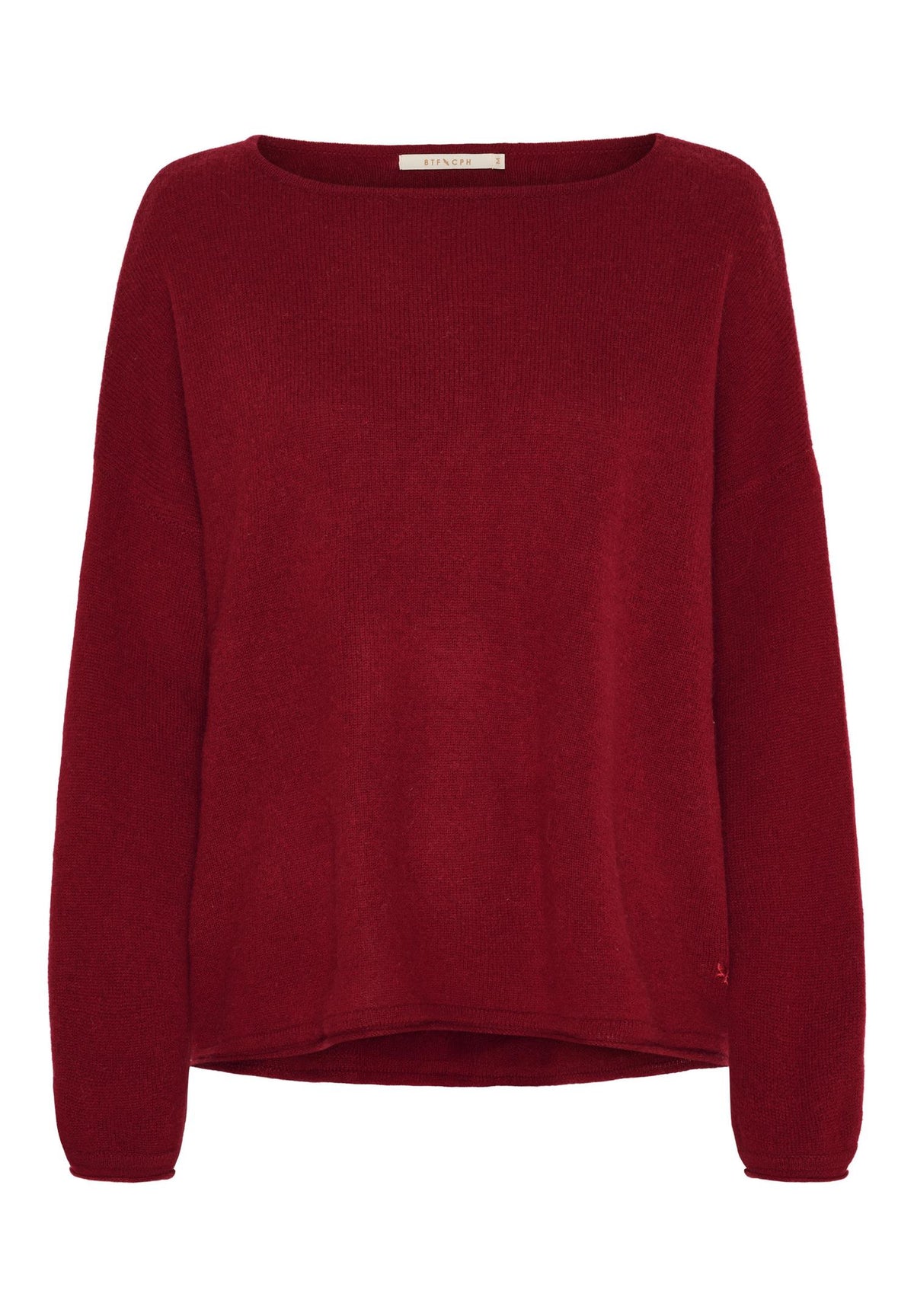 Genser Mira 100% Cashmere - Deep Red