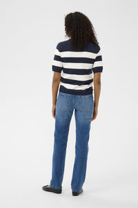 KAlizza Striped Knit Midnight