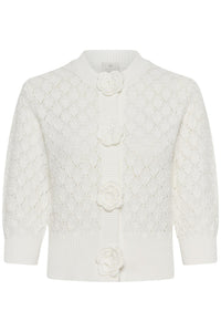 KAkathrine Knit Cardigan White