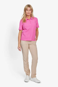 Polo T-skjorte Dark Pink