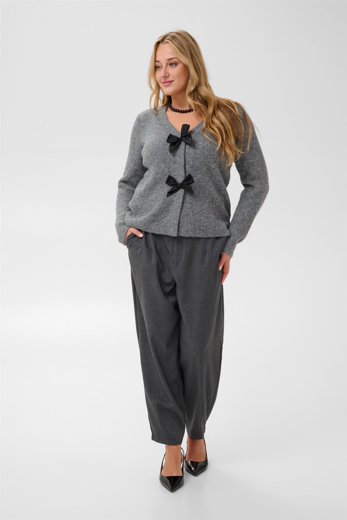 KCmai Knit Cardigan - Grey
