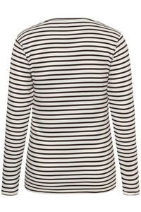 KClia T-Shirt Chalk / Brown - Blue Heart
