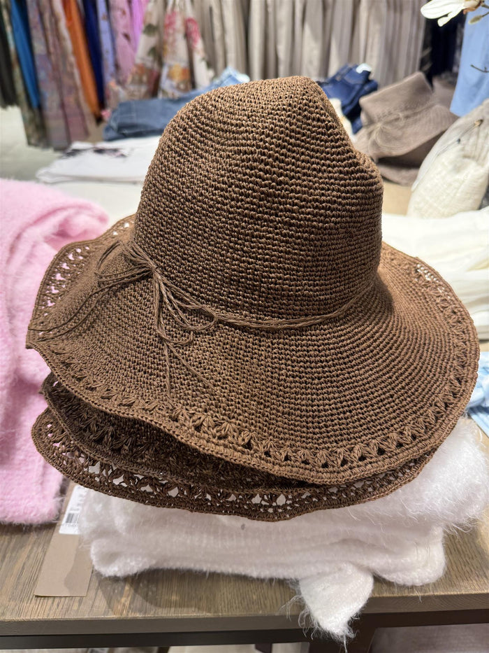 Solhatt Abelone Brun