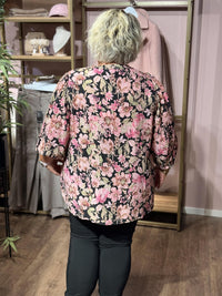 KCsarina Blouse Pink Flower