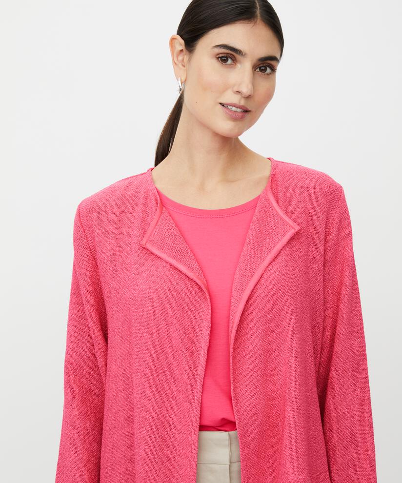 Majulitta Bouclet Cardigan Carmine