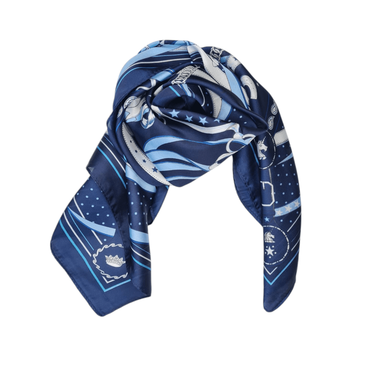 Skjerf Lite Chain Blue