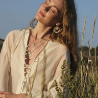 Store bohemske øredobber, Solstice G