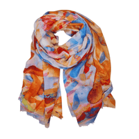 Skjerf Diffust orange, Diz