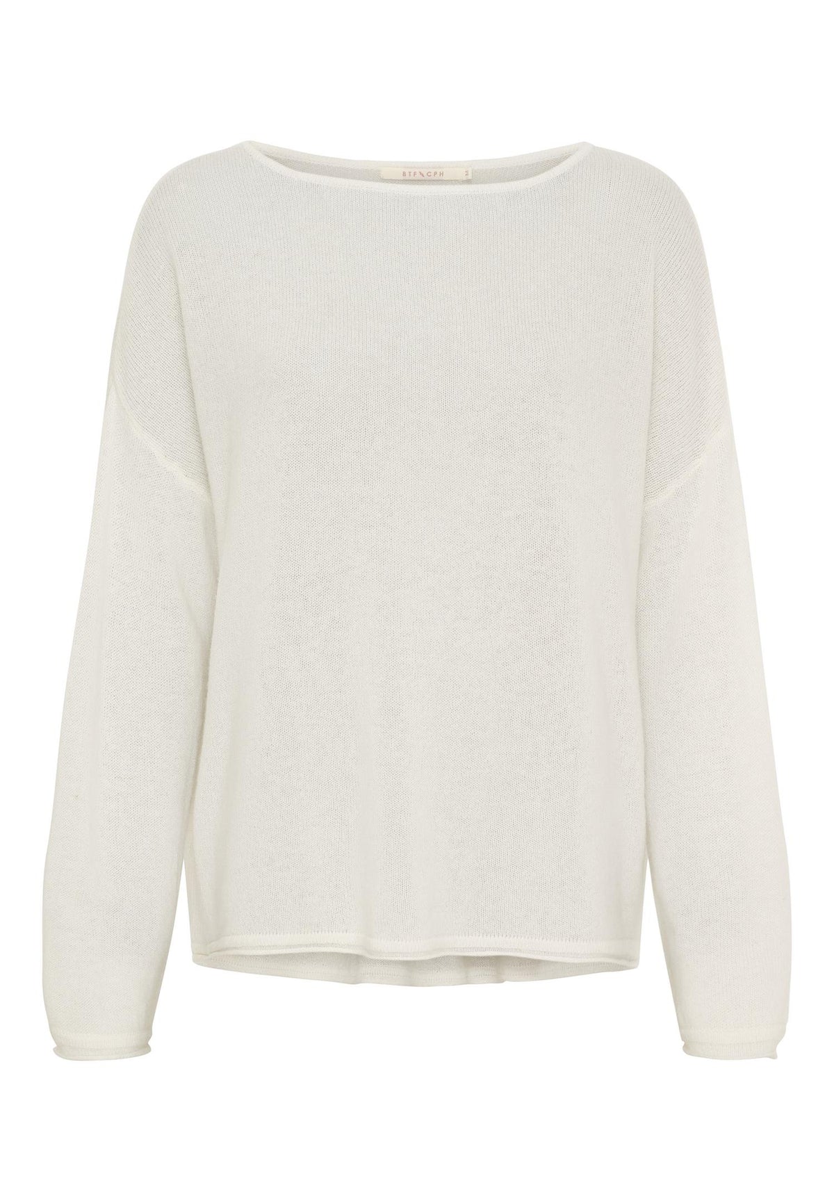Genser 100% Cashmere, White