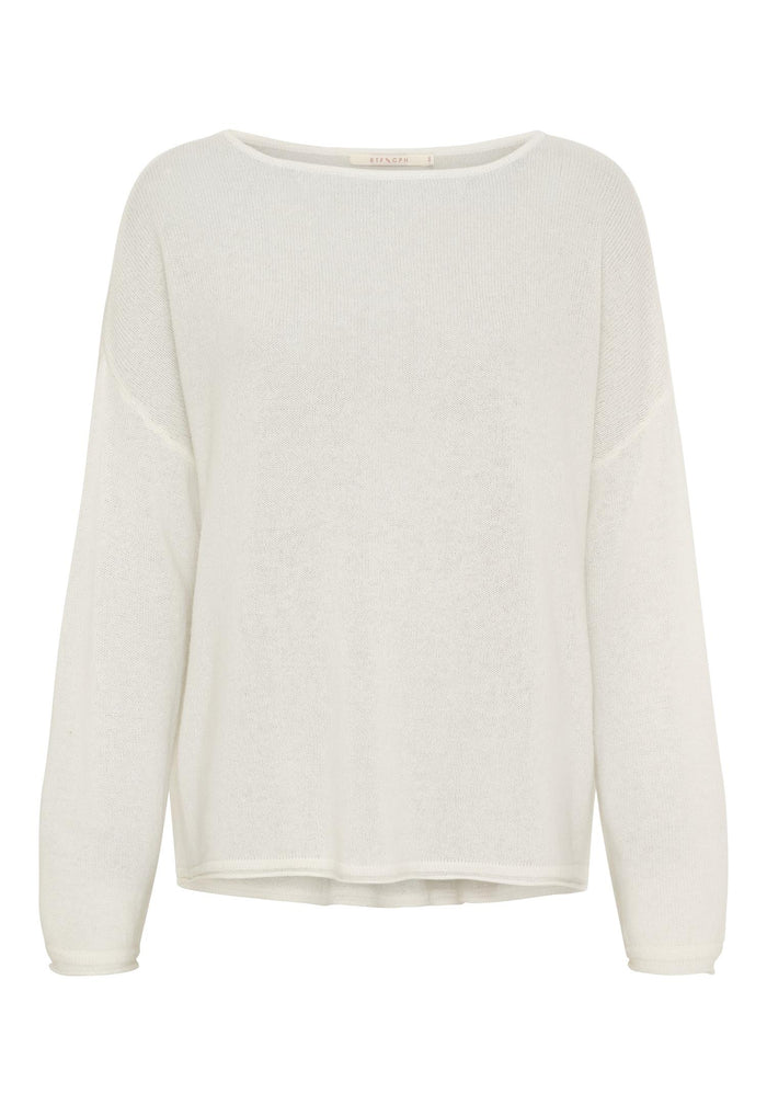 Genser 100% Cashmere, White