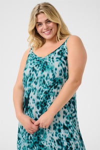 KCjulia Ami Strap Dress Leo Teal