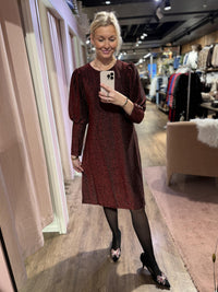 Kjole Tea Lux Bordeaux (Glitter)