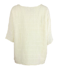 Topp Jaquard Offwhite