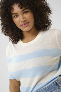 KClizzy Striped Pullover Chalk/Light Blue