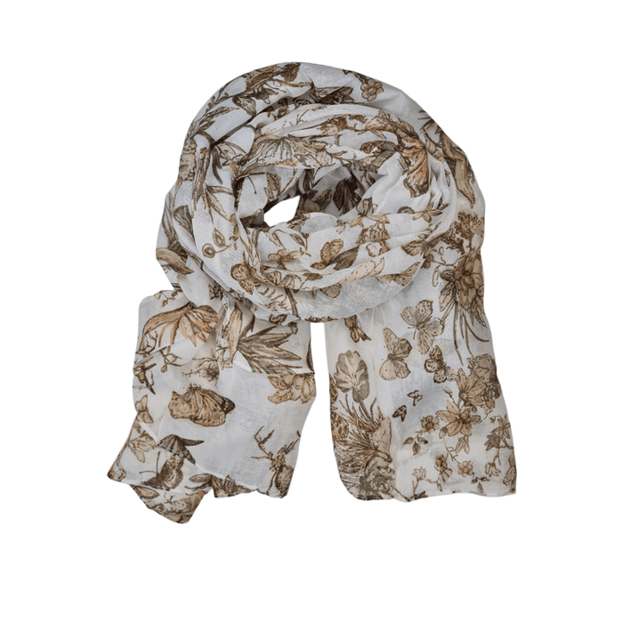 Skjerf Sommerfugl beige, Diz