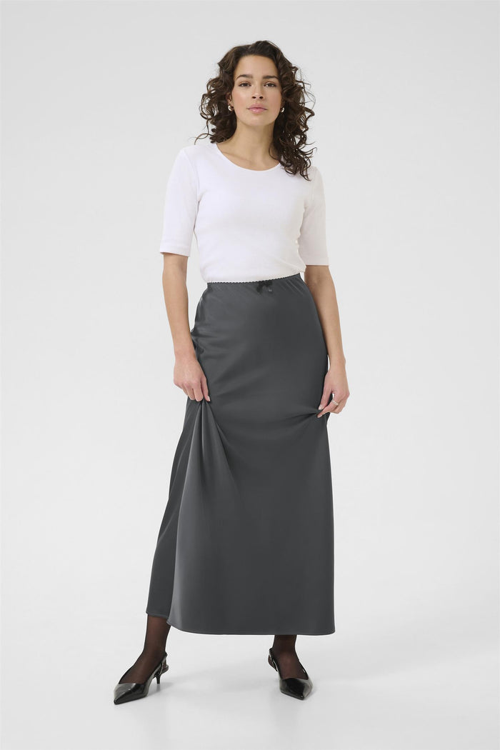 KAhill Long Skirt Black Oyster