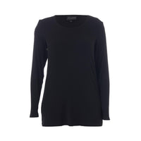 SFlo rib blouse Black