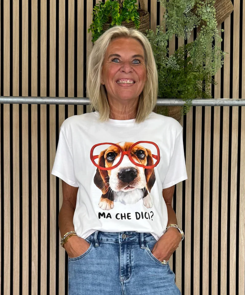T-skjorte Dogi - Glass