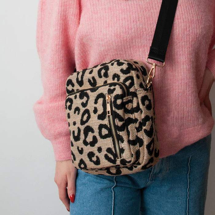 DINA stor citybag - Leopard