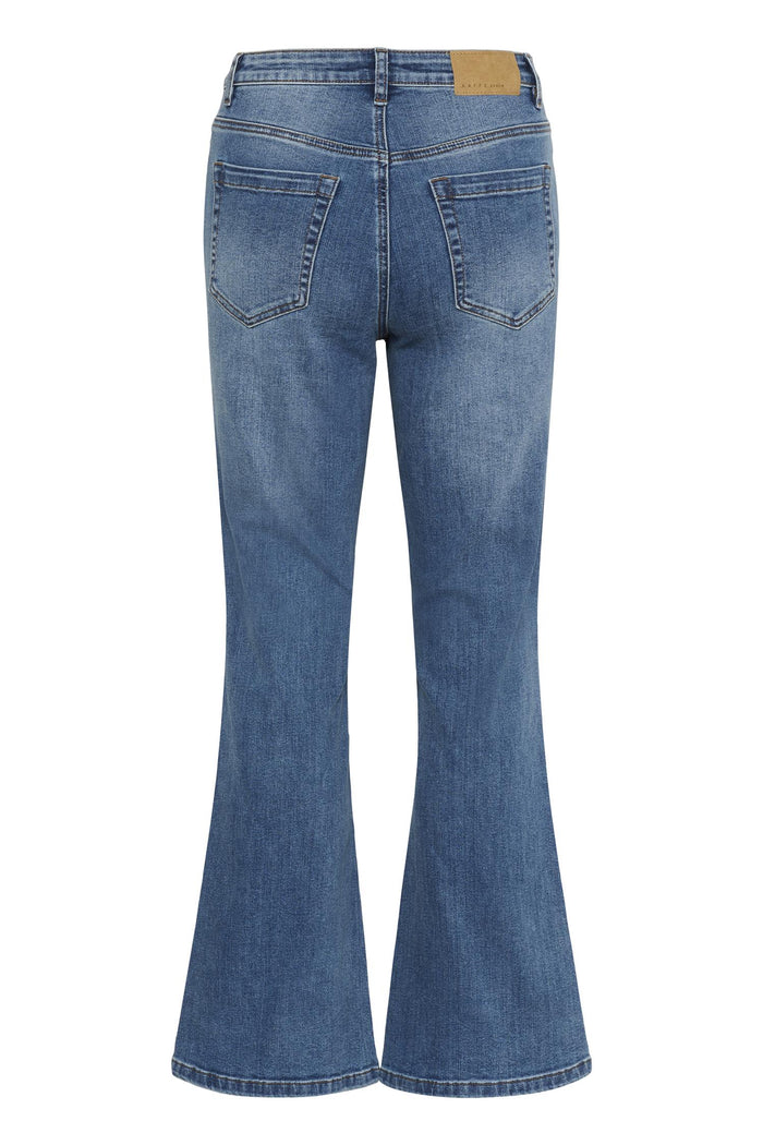 KAforest HW Slim Fit Jeans Medium Blue