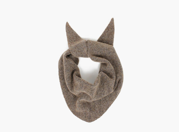 Nohr Triangle Mohair Skjerf Tan Melange