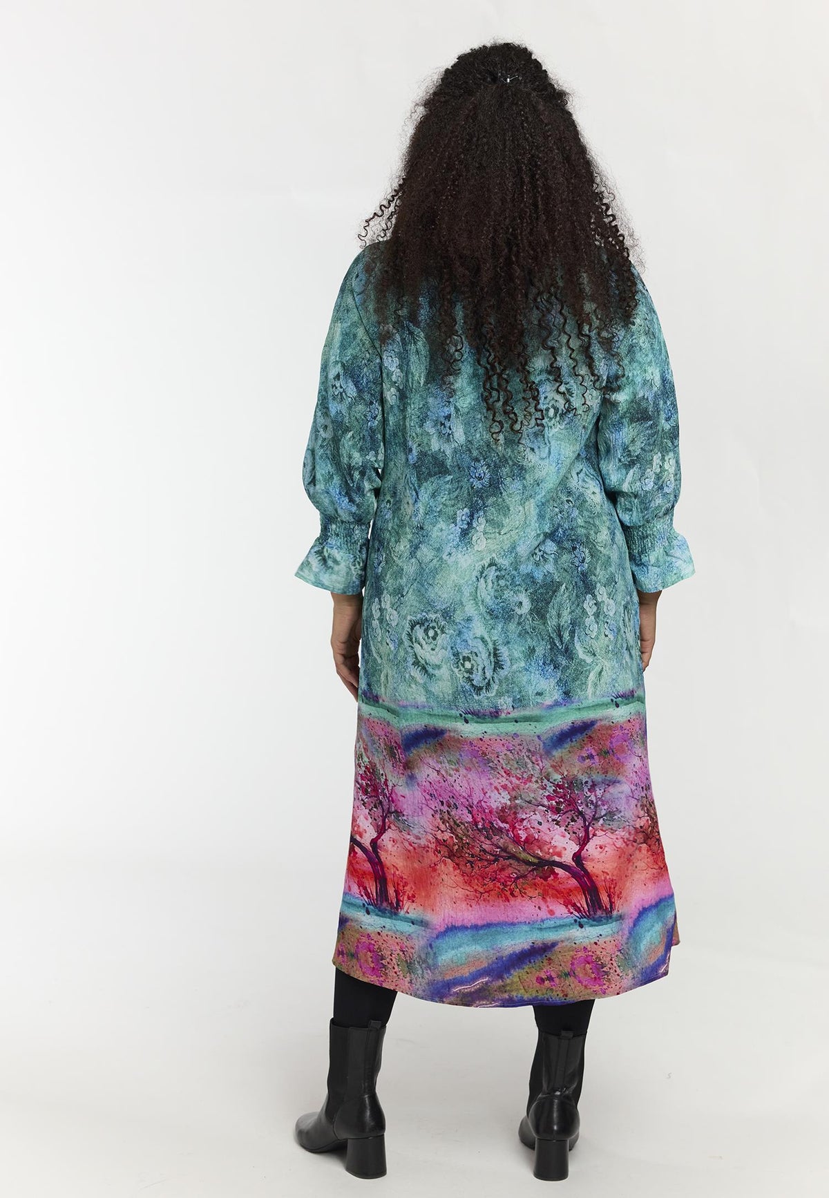 SBodil Dress Blue/Pink