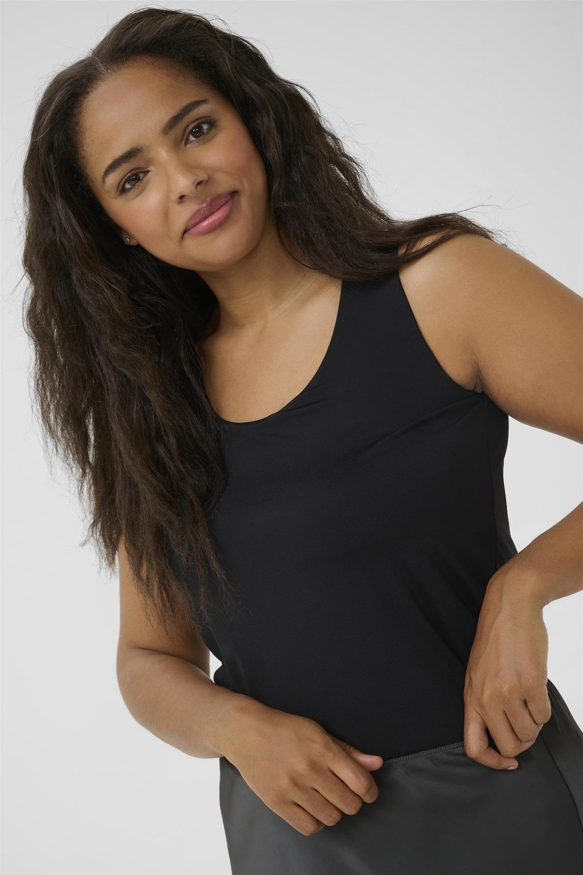 KCerina Jersey Top Black Deep