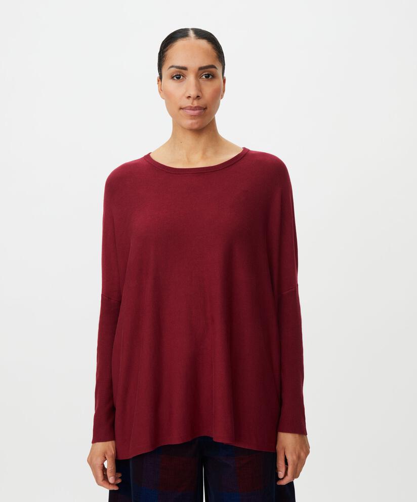 Fanasi Genser Viskose - Tibetan Red