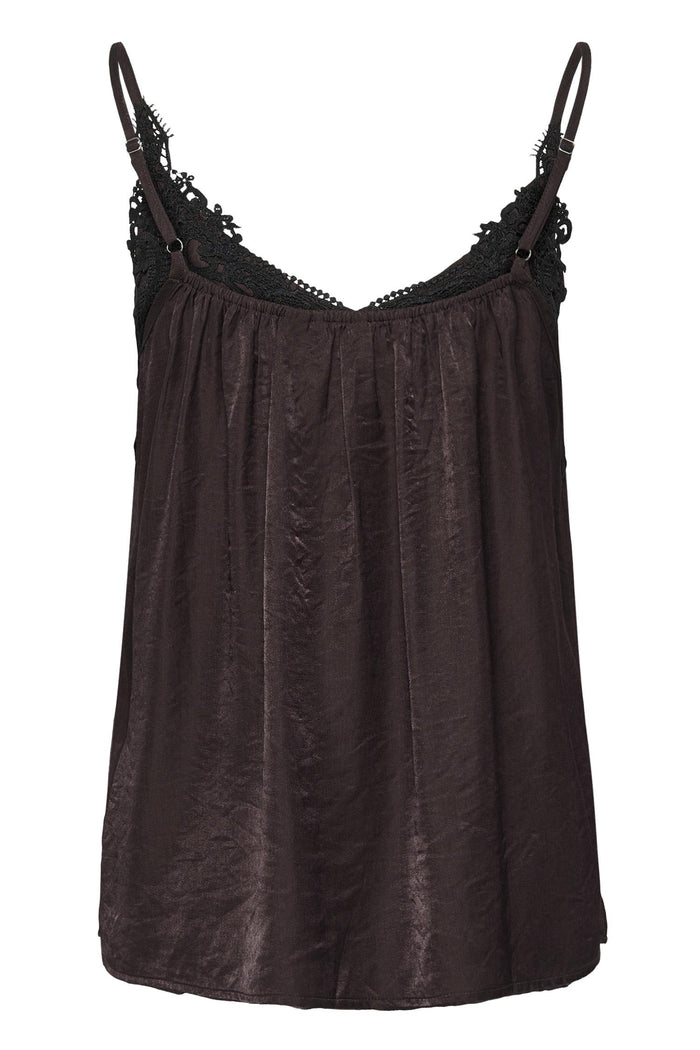 CRAnna Top Chocolate Plum