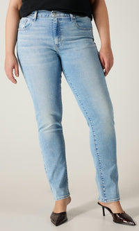 Levis 724 High Rise Straight Blue Wave Light