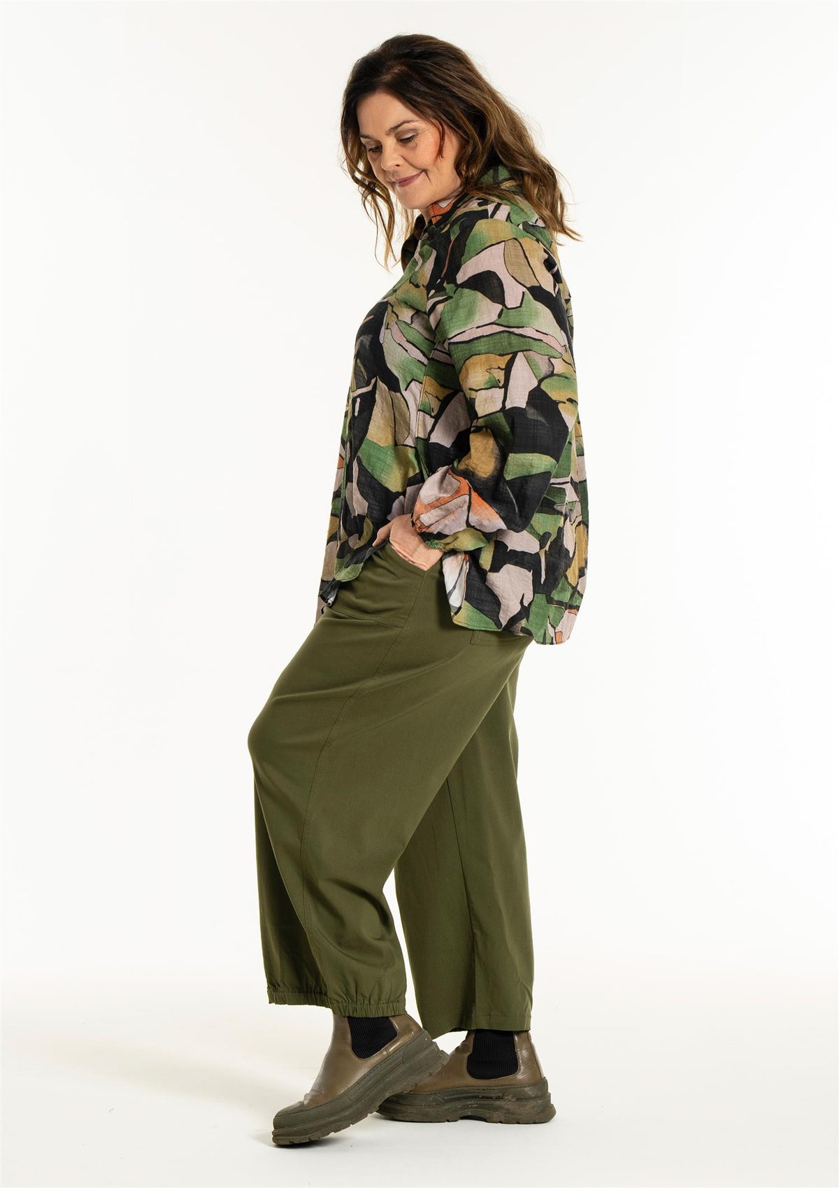 GSophia Shirt Blouse Green