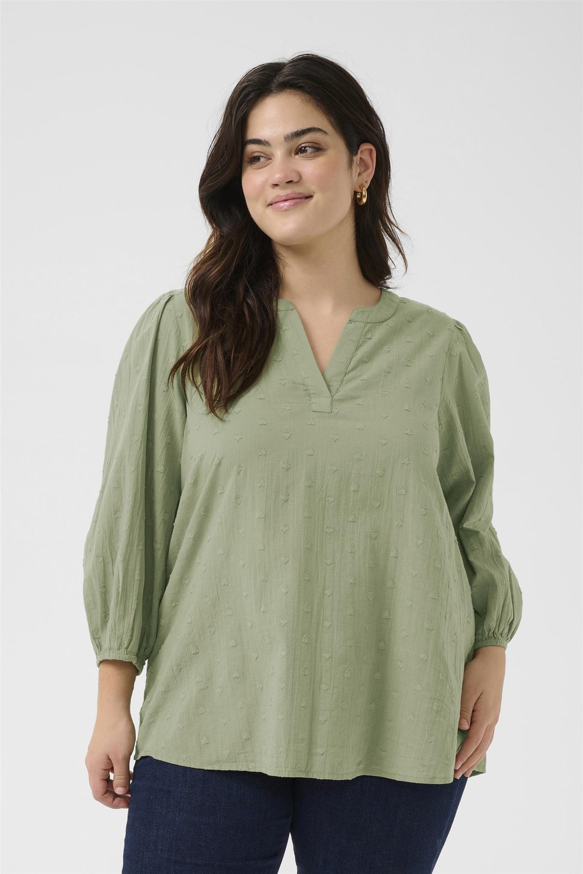 KCjolana Blouse Oil Green