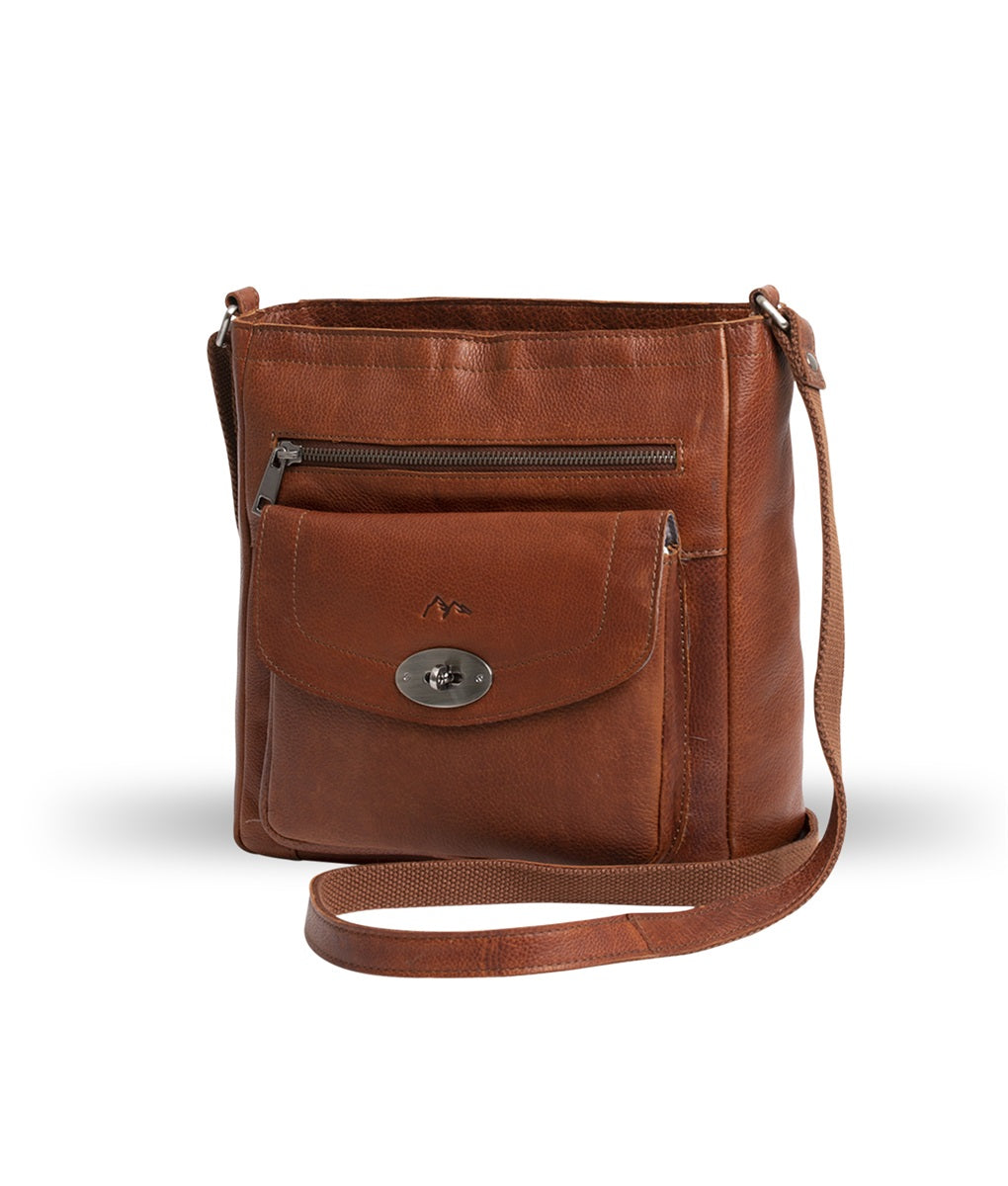 Veske Tiramisu Pocket Flap Crossbody Cognac