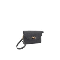 Danielle Clutch m/ mønster, Sort