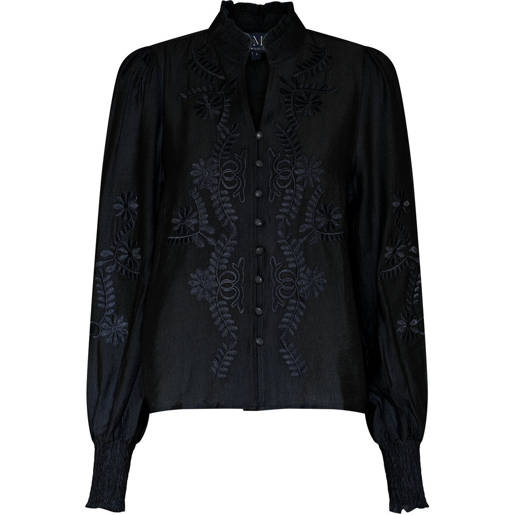 Bluse Vanessa Emb - Black