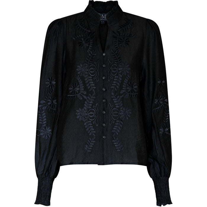 Bluse Vanessa Emb - Black