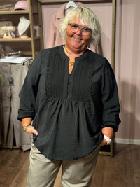 KCgaline Blouse - Black Deep