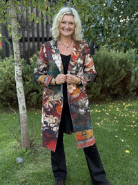 Printed Long Coat Freebird