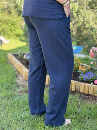 Bukse Lin Navy