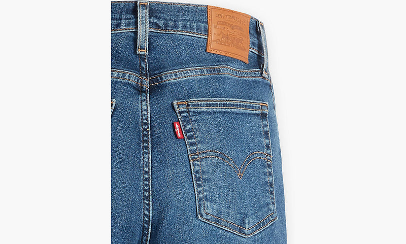 Levis PLUS 724 High Rise Straight Blue Wave Mid