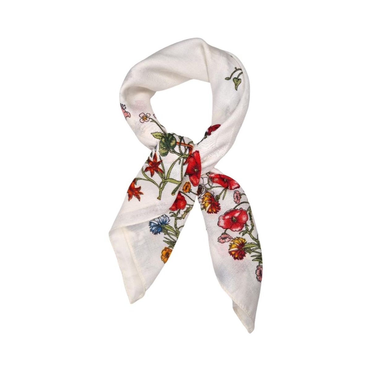 Skjerf Lite Viskose Blomstereng