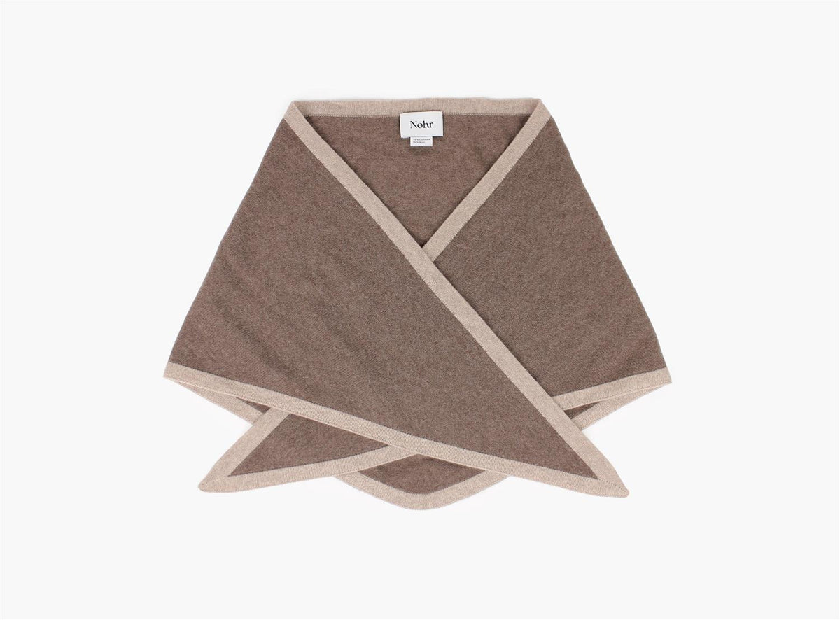 Nohr Lara Wool DUO Cashmere - Mørk Brun