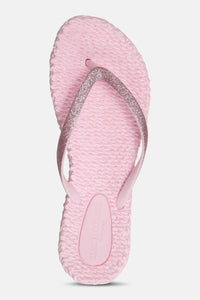 Cheerful Flip Flop w. Glitter Ballerina