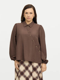 Kaia Bluse Chokolade